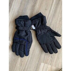 Mens 3M Black Thinsulate Insulation 40 Gram Winter Gloves, Size Mens Large